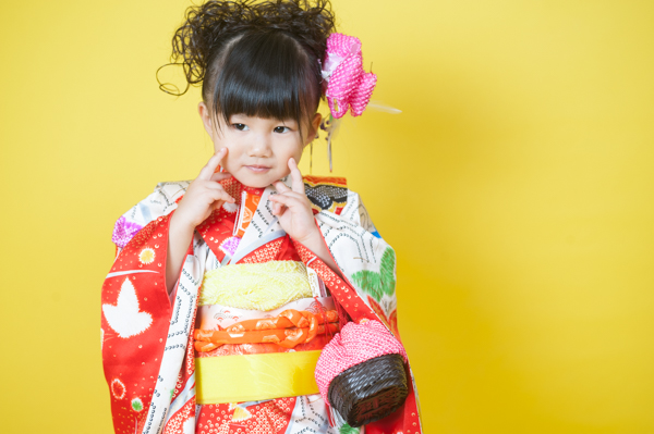 【７歳・３歳姉妹】日本髪とお団子ヘアで七五三撮影